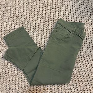 Green dress pants